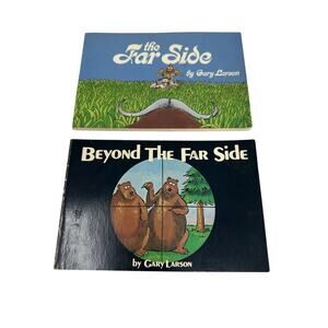 Lot of 2 The Far Side Gallery Comic Book Collections Gary Larson Softcover